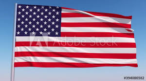 Stock Footage Of Natural Realistic Waving United States Of America Flag In The Wind With Pole On Clear Blu Clear Blue Sky America Flag United States Of America