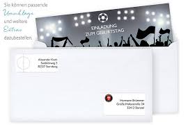 Einladungskarten 50 Geburtstag Fussballticket