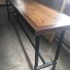 Restoration hardware inspired dining table living letter home. 1