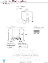 Learn more in an effort to conserve natural resources, this dishwasher includes a condensed user guide. Kitchenaid Dishwasher Kudc10fxss Users Manual
