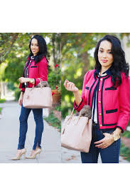 Hot Pink Jcrew Jackets Nude Charles David Shoes Navy Abbey Dawn Jeans Fuchsia By Elizabethkeene Chictopia