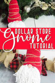 Make An Adorable Dollar Store Gnome With This Quick Tutorial Christmas Decor Diy Xmas Crafts Christmas Crafts