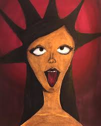 Trying to get back into using markers so I decided to draw this girl with  liberty spikes. #markers #ohuhu #ohuhumarkers #art #drawing #drawings  #altgirl