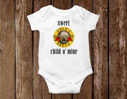 sweet child o mine baby bodysuit rock band baby clothes guns n roses baby bodysuit cute baby clothes funny baby bodysuit music baby gift