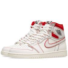 Nike Air Jordan 1 Retro High Og Phantom In White Modesens Nike Shoes High Tops Air Jordans Retro Air Jordans
