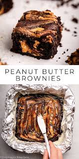 Peanut Butter Brownies Recipe Yummy Food Dessert Dessert Recipes Chocolate Recipes