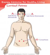 c cortisol points using the 3 finger notch described