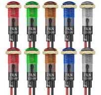 Amazon.com: FILN 10PCS Small 12V LED Indicator Light, 8mm (5 ...