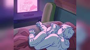 Couple Watching A Movie From Bed Know Your Meme Man watching tv wallpaper #8542. couple watching a movie from bed know