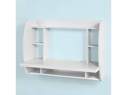 Salon, chambre ou encore votre cuisine. Table Murale Bureau Avec Etagere Integree Armoire De Rangement Murale Blanc Fwt18 W Sobuy Vente De Bureau Conforama