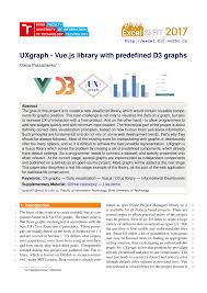 pdf uxgraph vue js library with predefined d3 graphs