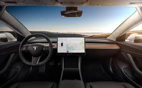 2019 tesla model 3 41. Tesla S Model 3 Interior Even The Steering Wheel Is Now 100 Leather Free Techcrunch