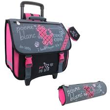 Le site a été fondé en 1998 par les frères charle. Poivre Blanc Cartable A Roulettes 41cm Trousse Cartable A Roulettes Cdiscount Iziva Com