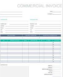 Free Commercial Invoice Template For Pdf Excel Hubspot