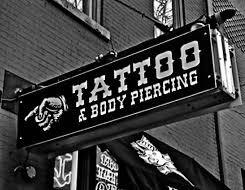 I chose an exterior building in the style of world of warcraft. Aestheticsigns Piercing Shop Tattoo Shop Tattoo Signs