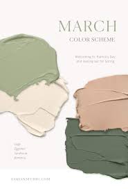 Other great ideas for text: March Color Scheme Oaklyn Studio