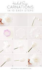 Diy Frilly Handmade Carnations Fondant Flower Tutorial Sugar Flowers Tutorial Fondant Flowers