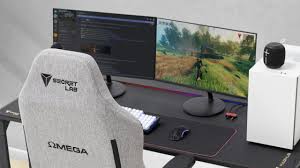 Breite 110cm, tiefe 60 cm, höhe 72bzw 125 mit aufsatz. Neuer Gaming Tisch Will Probleme Auf Dem Schreibtisch Losen