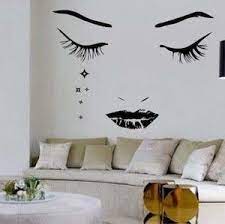 4.7 out of 5 stars. Modern Face Wall Decal Trendy Wall Designs Face Wall Decal Vinyl Wall Art Sticker Wall Art