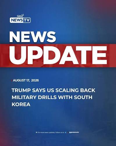 Trump says US scaling back military drills with South Korea Read more on  the article link in the comment section.