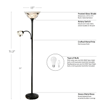 Fleur De Lis Living Haveman 71 Torchiere Floor Lamp Reviews Wayfair