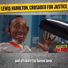 The new series of spitting image will cover the coronavirus crisis and a number of political scandals, with puppets of prince andrew, dominic cummings and boris johnson having already been pictured. Spitting Image Sir Lewis Hamilton Crusader For Justice Facebook