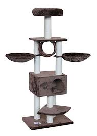I saw one of these at the local humane society shelter. Stylish Cat Tree Condo With Two Hammocks Bed And Tunnel Mocha Unbelievable Cat Item Right Here Cat Tree A Unique Cat Tower Cat Tree Condo Cat Furniture