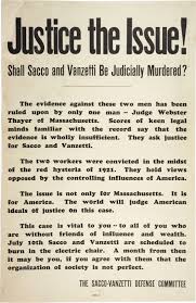 Sacco And Vanzetti 1921 Gilder Lehrman Institute Of American History