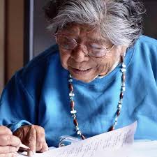 Preserving Her Tribe's Language