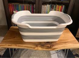 Collapsible Baby Bath Tub Laundry Basket Home Appliances Cleaning Laundry On Carousell