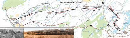 Erie Lackawanna Route Map The Lackawanna Cut-Off In Northwest New Jersey