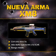 Phrase ser una persona realista tiene los pies en la tierra y camina decidido a forjar su futuro. Garena Free Fire Nueva Arma En Free Fire Xm8 Llegara Manana Y Es Perfecta Para Matar A Tus Enemigos A Distancia Gracias A La Mira Que Tiene 2x De Rango