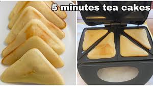 I use either, depending on to help make sharper corners, place the paper towel on the top of cake, letting it hang over the. 5 Minutes Tea Cake In Sandwich Maker How To Make Vanilla Sponge Cake Without Oven Youtube
