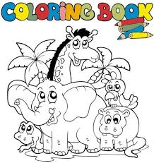 By gambar hewan senin, 07 mei 2012 add comment. Kartun Hewan Gajah Jerapah Vektor Pena Sederhana Eps Uidownload