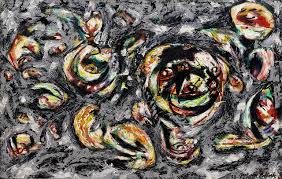 Jackson Pollock action painting