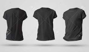 影、フロントとバックビューテンプレートを備えた黒人男性のTシャツのセット。あなたのデザインのための白い背景と場所にモックアップ服。の写真素材・画像素材  Image 137084745