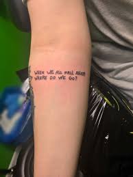 Billie eilish shows off her hip tattoo for the first time in british vogue cover shoot. When We All Fall Asleep Where Do We Go Tattoo Billieeilish Billieeilishtattoo Wwafawdwg Wdwg Blohsh Tattoo Dainty Tattoos Inspirational Tattoos Go Tattoo