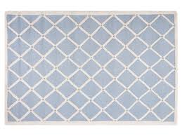 Große auswahl & schneller versan. Teppich Hellblau 160 X 230 Cm Marokkanisches Muster Kurzflor Dali Beliani De