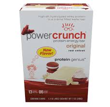 power crunch protein energy bar red