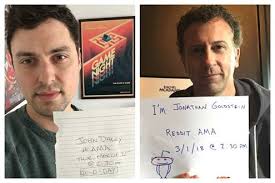 Ryan reynolds, anna faris, john francis daley. We Are The Directors Of Game Night John Francis Daley And Jonathan Goldstein Ask Us Anything Movies