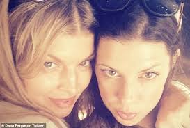 Fergie posts selfie with sister Dana for National Siblings Day after  celebrating 45th birthday