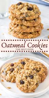 Oatmeal Raisin Cookies Recipe Oatmeal Raisin Cookies Chewy Cookie Recipes Oatmeal Raisin Oatmeal Raisin Cookies