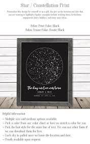 Sky map showing the night sky tonight from any location. Paper Anniversary Gift For Men Night Sky Print Personalized Etsy Dad Birthday Gift Paper Gifts Anniversary Mens Anniversary Gifts