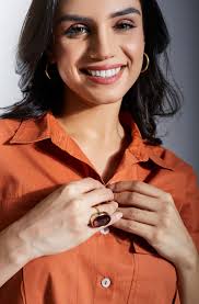 HAILEY Rust Shirt Dress