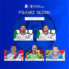 Check out all the competition news on onefootball. Pko Ekstraklasa 2021 Pilkarz Sezonu Nominacje Do Nagrod Lista Nominowanych Sport Tvp Pl