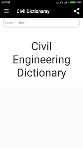 Proporcionar toda la información acerca de la ingeniería. Civil Engineering Dictionary For Android Apk Download