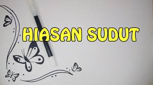 Hiasan pinggir hiasan kaligrafi simple tapi bagus; Menggambar Hiasan Sudut Kupu Kupu Youtube