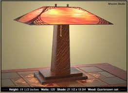 Bungalow Table Lamp Craftsman Style Table Mission Style Furniture Table Lamp
