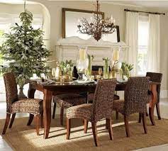 Kitchen Rattan Chairs Rustic Dining Room Lighting Ideas Brown Carpet Snowy Plant Decor Dominant W Esszimmer Tischdekoration Esszimmer Buffet Modernes Esszimmer