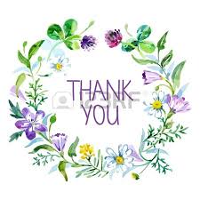 Thank you clipart illustrations & vectors. Thank You Card With Watercolor Floral Bouquet Vector Illustration Thank You Wallpaper Thank You Pictures Thank You Cards